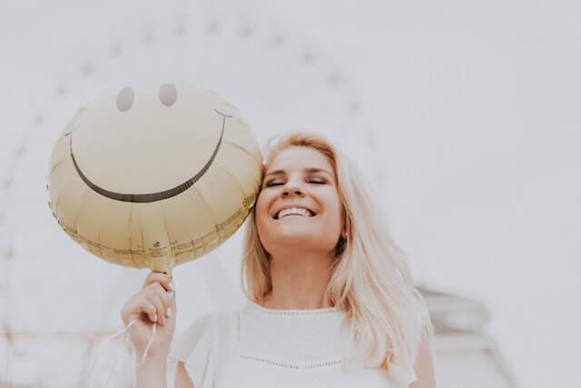 Mujer sonriente